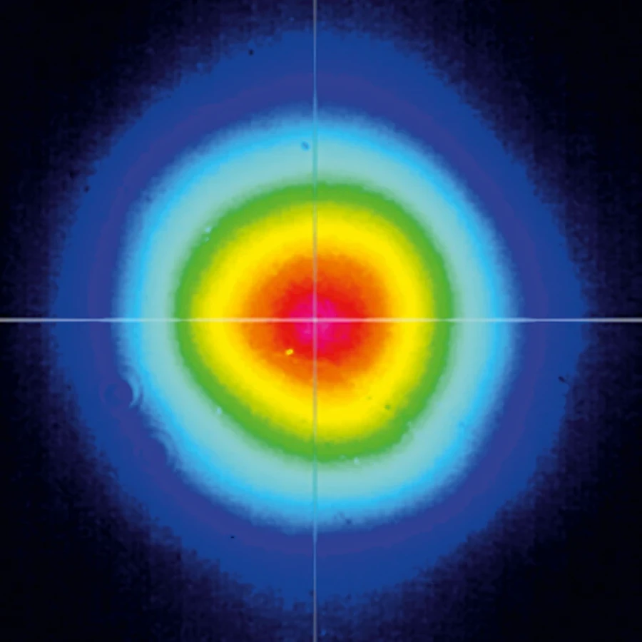 Typical PL2210A laser near field beam profile at 1064 nm