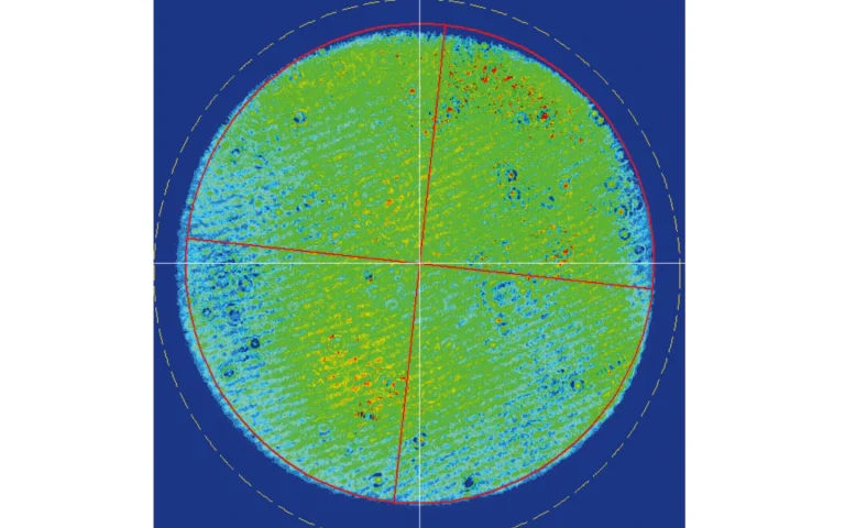 Typical High Energy PicoFlux amplifier system near field beam profile at 355 nm.
