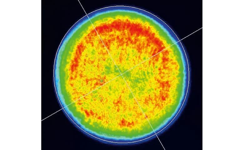 Typical near field beam profile at 532&nbsp;nm.