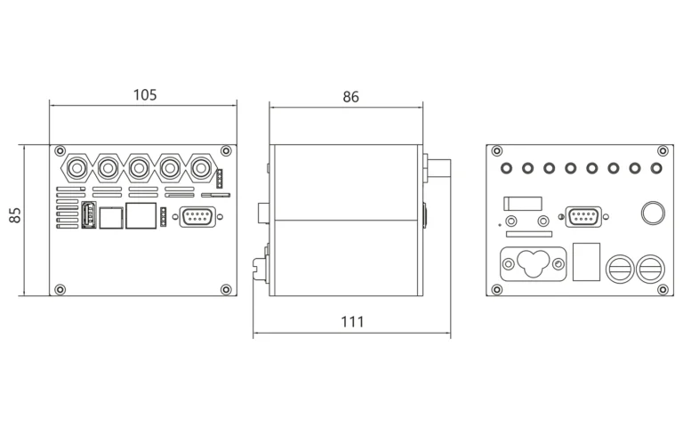 Drawings of SY4000 desktop version