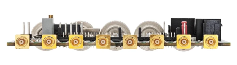 Coaxial connectors, B-side, MCX type