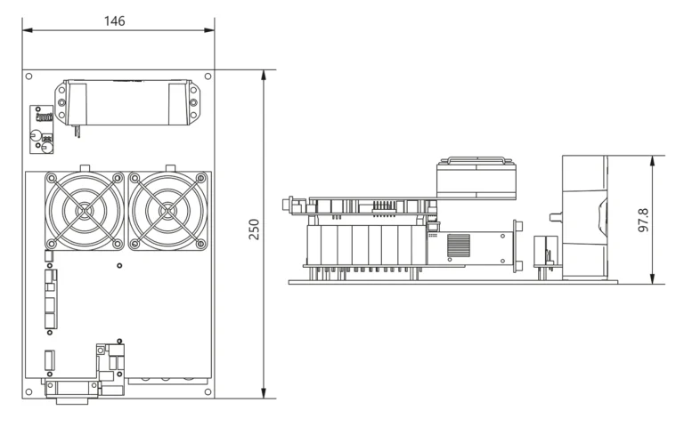 Drawings of Bi-uniLDD-A-QCW.