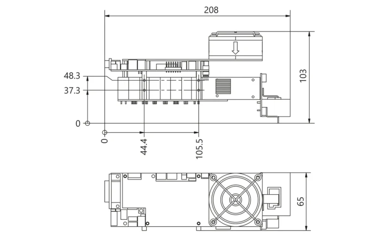 Drawings of uniLDD-A-QCW.